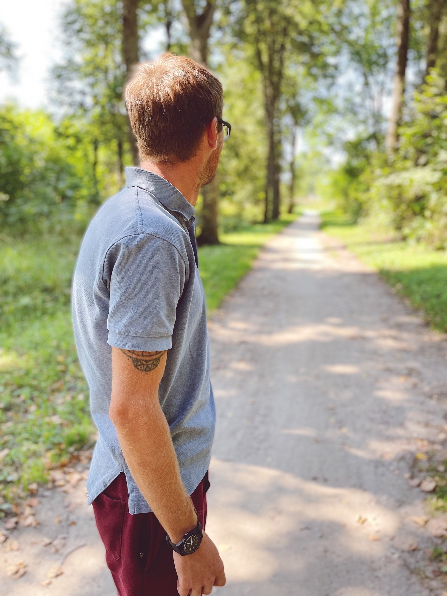 Outdoors man portrait